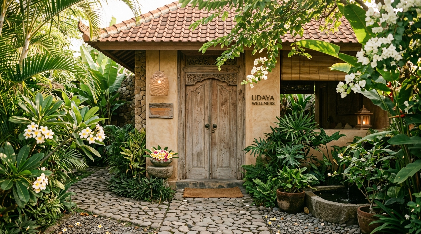 Gravity Stretching Canggu studio entrance